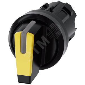 3SU1002-2BP30-0AA0 АКТУАТОР ПОВОРОТНОГО ПЕРЕКЛЮЧАТЕЛЯ С ВОЗМОЖНОСТЬЮ ПОДСВЕТКИ, 22MM, КРУГЛ., ПЛАСТИ