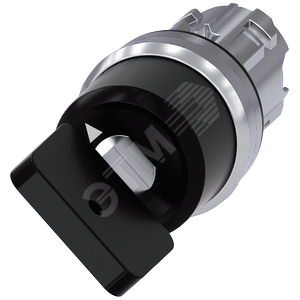 3SU1050-5KF01-0AA0 АКТУАТОР ПОВОРОТНОГО ПЕРЕКЛЮЧАТЕЛЯ С КЛЮЧОМ CES, 22MM, КРУГЛ., ГЛЯНЦЕВЫЙ МЕТАЛЛ, - SIEMENS