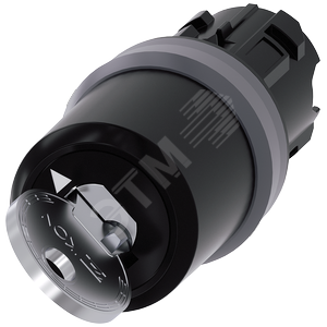 3SU1030-5XF01-0AA0 АКТУАТОР ПОВОРОТНОГО ПЕРЕКЛЮЧАТЕЛЯ С КЛЮЧОМ IKON, 22MM, КРУГЛ., ПЛАСТИК С МЕТАЛЛИ