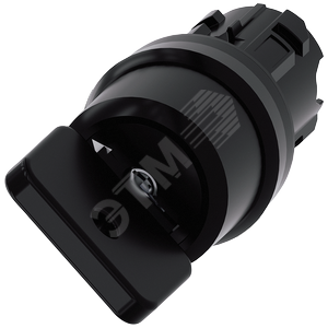 Актуатор поворотного переключателя с ключом o.m.r., 22мм, круглый, пластик, номер замка 73034, чёрный, с 2 ключами, 2 коммутационных положения- O-I, с фиксацией, угол поворота рукоятки 90 градусов (10-30ч/13-30ч)., положение изъятия ключа- 'I' (3SU1000-4HF21-0AA0-Z)