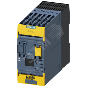 БАЗОВЫЙ МОДУЛЬ РЕЛЕ БЕЗОПАСНОСТИ SIRIUS СЕРИИ 3SK2, 20 F-DI, 4 F-DQ, 2 DQ, 24В DC, ПАРАМЕТРИРОВАНИЕ - SIEMENS