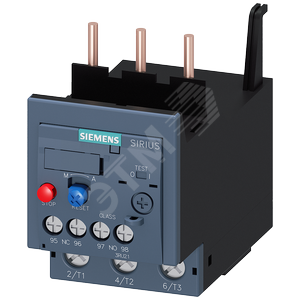 Реле перегрузки 36-45 A, для защиты электродвигателя, типоразмер S2, класс 10, для монтажа на контактор, главная цепь - винтовые клеммы, вспомогательная цепь -винтовые клеммы, сброс ручной-авто (3RU2136-4GB0)