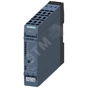Модуль AS-i SlimLine Compact SC22.5, цифровой, A/B-подчиненный компонент 4 ЦВх/4 РелВых, IP20 4 x вх - SIEMENS