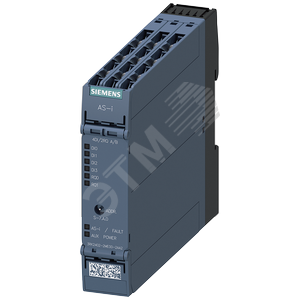 Модуль AS-i SlimLine Compact SC22.5, цифровой, A/B-подчиненный компонент 4 ЦВх/2 РелВых, IP20 4 x вх - SIEMENS