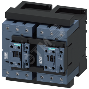 Комбинация реверсивная, AC-3, 45 кВт 400 В, 20-33 В AC/DC трехполюсная, типоразмер S3 винтовой зажим