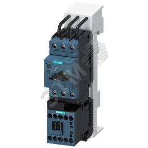 Сборка фидерная прямого пуска без предохранителей, типоразмер s00, 0.18 ... 0.25a, ue 400в AC (3RA2110-0CD15-1FB4)