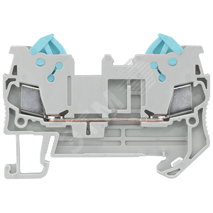 FEED-THROUGH TERMINAL WITH QUICK CONNECTION, SECTION: 0.25 - 1.5 MM2, WIDTH: 5.2 MM, COLOR: GRAY - SIEMENS