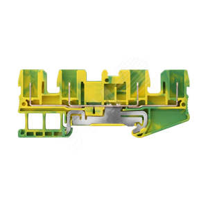 FEED-THROUGH TERMINAL, 4 CONNECT. POINTS, 2XPLUG CONNECT. ON BOTH SIDES, SECTION: 0.08 - 2.5 MM2, WIDTH: 5.2 MM, COLOR:GREEN-YEL - SIEMENS