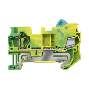 HYBRID PE TERMINAL WITH SPRING CONNECTION AND QUICK CONNECTION, SECTION: 0.08 - 6 MM2, WIDTH:6.2 MM, COLOR: GREEN-YEL (8WH3100-3GF07) - SIEMENS