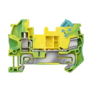 HYBRID PE TERMINAL WITH QUICK AND SCREW CONNECTION, SECTION: 0.25 - 1.5 MM2, WIDTH:5.2 MM, COLOR: GREEN-YEL (8WH3100-3DE07) - SIEMENS