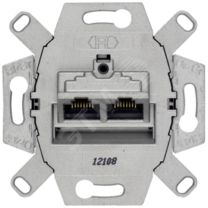 5TG20262 Розетка компьют. UAE-Cat. 2X8POLE RJ45 ST - SIEMENS