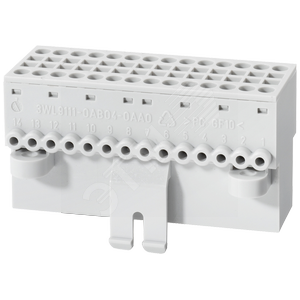 3WL9111-0AB04-0AA0 ПРИНАДЛЕЖНОСТЬ ДЛЯ АВТОМАТИЧЕСКИХ ВЫКЛЮЧАТЕЛЕЙ 3WL РАЗЪЕМ ВСПОМОГАТЕЛЬНЫХ ЦЕПЕЙ С