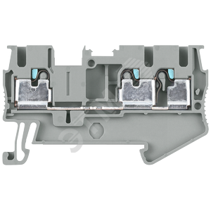 THROUGH-TYPE TERMINALS TERMINAL SIZE 2,5 MM2 WIDTH 5,2 MM COLOUR GREY CLAMPING POINTS 3 - SIEMENS
