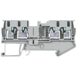 THROUGH-TYPE TERMINALS TERMINAL SIZE 2,5 MM2 WIDTH 5,2 MM COLOUR GREY CLAMPING POINTS 4 - SIEMENS