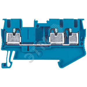 THROUGH-TYPE TERMINALS TERMINAL SIZE 2,5 MM2 WIDTH 5,2 MM COLOUR BLUE CLAMPING POINTS 3 (8WH6003-0AF01) - SIEMENS