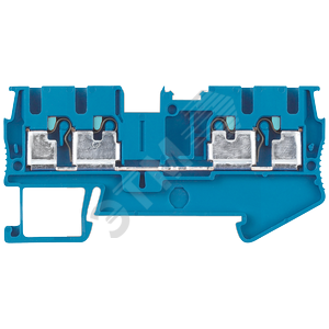 THROUGH-TYPE TERMINALS TERMINAL SIZE 2,5 MM2 WIDTH 5,2 MM COLOUR BLUE CLAMPING POINTS 4 - SIEMENS