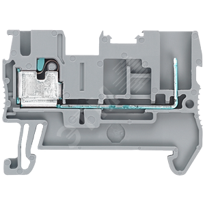 HYBRID-TERMINAL BLOCK 2,5 MM2, 5,2 MM WIDTH GREY COMBI UND IPO ANSCHLUSS