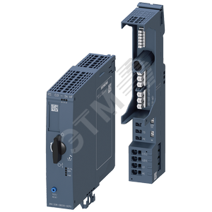 Стартовый комплект ET 200SP MS включая пускатель электродвигателя 3RK1308 0,9–3 A, Реверсивный пуска