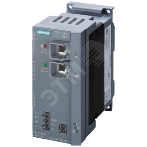 Брандмауэр SCALANCE S602 для защиты технологических сетей доп.функии: преобразование адреса (NAT/NAPT), DHCP-сервер, SYSLOG, PPPoE и др - SIEMENS