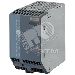 6EP3436-8SB00-0AY0 SITOP PSU8200 24 В/20 A РЕГУЛИРУЕМЫЙ БЛОК ЭЛЕКТРОПИТАНИ ВХОД: 3 AC 400-500 В ВЫХО - SIEMENS