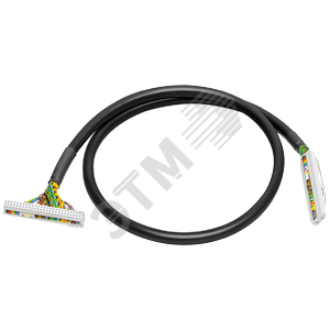 Кабель неэкранированный соединительный для SIMATIC S7-1500 между специальным фронтальным соединителем и терминальным блоком 50х0.14мм2 с IDC-разъемами 6.5м