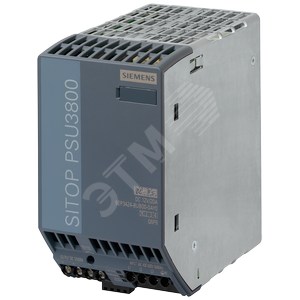 SITOP, стабилизированный блок питания PSU3800 12 V/20 A, вход: 3х-фазный  ~400-500 В, выход:  =12 В/ - SIEMENS