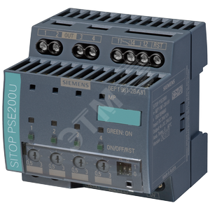SITOP, 4х-канальный модуль селективности PSE200U 3 A NEC CLASS 2, вход: =24 В, выход:=24 В/3 А на ка - SIEMENS