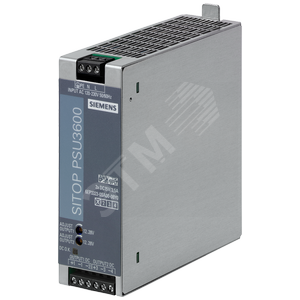 SITOP, блок питания PSU3600 двойной стабилизированный блок питания Вход: ~120-230 В Выход: два =15 В - SIEMENS