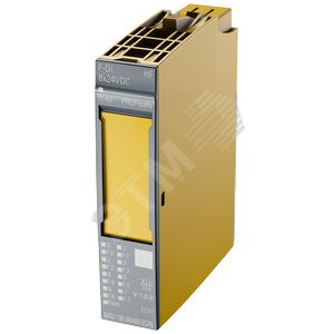 SIPLUS ET 200SP, F-модуль отказобезопасных дискретных входов 8 F-DI X 24V DC, рабочая температура -25 ... +60°C, со стойким покрытием, на основе 6ES7136-6BA00-0CA0 . электронный модуль дискретных входов 8 F-DI, PROFISAFE, =24 В, ширина 15 мм, вп - SIEMENS