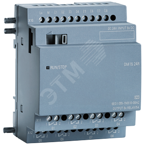 SIPLUS LOGO! DM16 24R, МОДУЛЬ РАСШИРЕНИЯ, РАБОЧАЯ ТЕМПЕРАТУРА -40 ... +70°C, ПУСК ПРИ -25°C, СО СТОЙ - SIEMENS