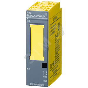 SIPLUS ET 200SP, F-модуль отказобезопасных релейных выходов F-RQ 1X24VDC/24.. 230VAC/5A ST, рабочая - SIEMENS