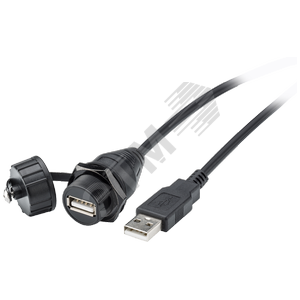 USB-кабель тип D, розетка USB A, IP67, вилка USB A, IP20, дальнейшая информация, количество и компле