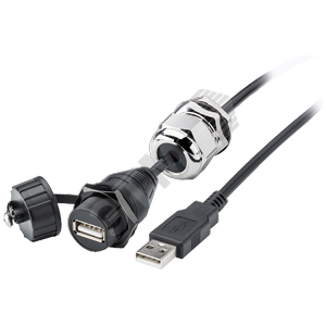 USB-кабель тип С, розетка USB A, IP67, вилка USB A, IP20, с винтовым уплотнением M20, дальнейшая инф