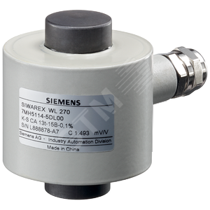 SIWAREX WL 270 LOAD CELL K-S CA 2,8 T - RATED LOAD 2,8T - ACCURACY 0,1 % - 6M CABLE LENGTH, 4 WIRES - MADE OF STEEL, COATED - PROTECTION CLASS IP66 - SIEMENS