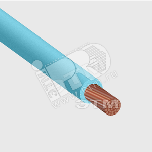 Провод H05V-K 1х0.75 голубой - РЭК/Prysmian