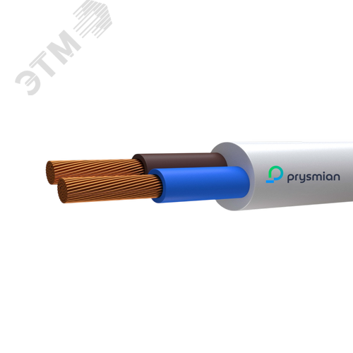 Провод ПВС 2х0.75 (20м) до 380В - РЭК/Prysmian
