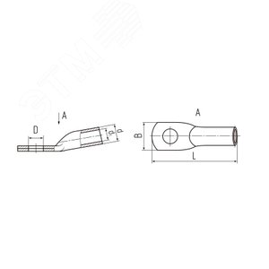 Наконечник кабельный ТМ 10-5-5 3