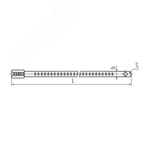 Стяжка стальная СКЛ-П (316) 12х600 3