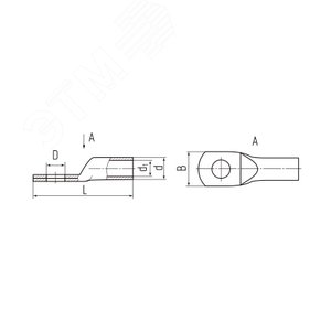 Наконечник кабельный ТМЛ(DIN) 10-5 3