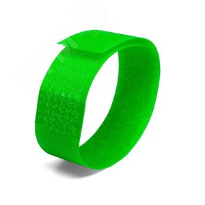 Стяжки велькро КСВ-У 20*200 (зел) (Fortisflex) 5