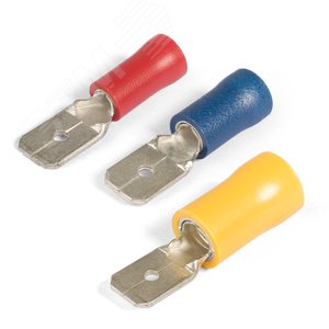 Разъем кабельный плоский изолированный «папа ВРПИ-П 2.5-(6.3) серия ПРОФИ 2