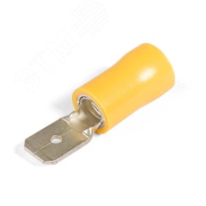 Разъем кабельный плоский изолированный «папа ВРПИ-П 2.5-(6.3) серия ПРОФИ 6