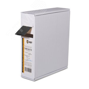 Трубка ТУТ 8/4 черный (T-BOX 10м) (КВТ) 2