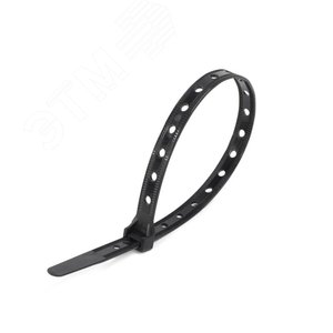 Стяжки нейлоновые КСО MultiHole 10*360(ч) (100 шт.) (Fortisflex) (81158) 2