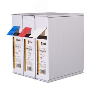 Термоусаживаемя трубка в евро-боксеT-BOX 6/3 красный (10м) | 65601 | КВТ - фото 8