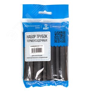 Набор клеевых термоусадочных трубок Гермокомплект 18/6 (КВТ) (нарезка 100мм) - фото 3