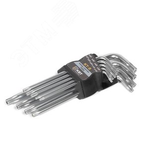 Набор ключей TORX КТ-9 (Т10-Т50) серия KBT-PROFESSIONAL - фото 2