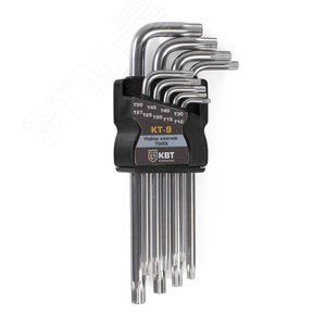 Набор ключей TORX КТ-9 (Т10-Т50) серия KBT-PROFESSIONAL - фото 6