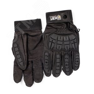 Перчатки монтажника из натуральной кожи с усиленной защитой С-47XL (79769) - фото 3