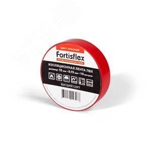 Изолента ПВХ 15x0.15х10 желтая (Fortisflex) (71224) - фото 7